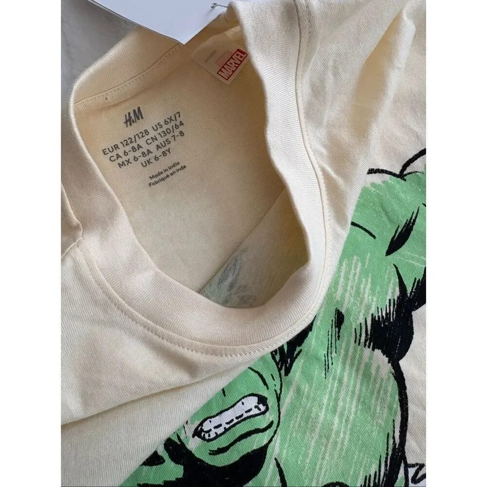 H&M The Hulk Shirt Kids size 6X 7